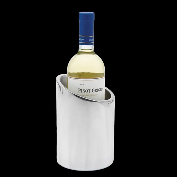Nambe Dining Nambe Silver Tilt Wine Chiller 7h Poshmark